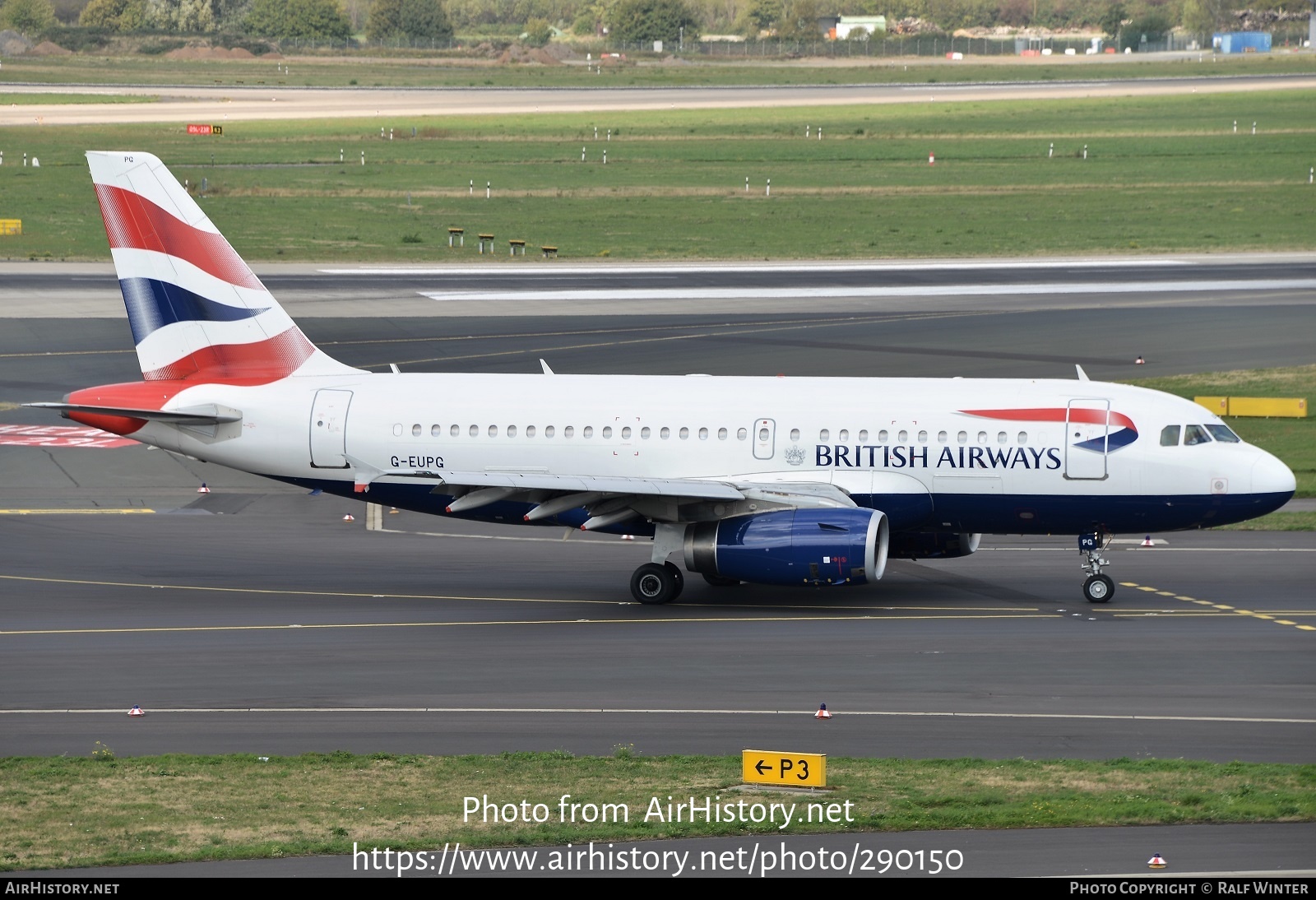 Aircraft Photo of G-EUPG | Airbus A319-131 | British Airways | AirHistory.net #290150