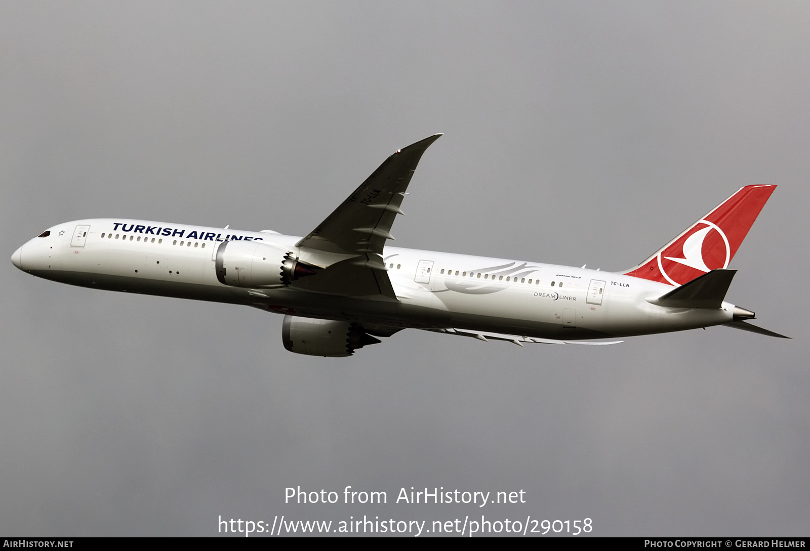 Aircraft Photo of TC-LLN | Boeing 787-9 Dreamliner | Turkish Airlines | AirHistory.net #290158