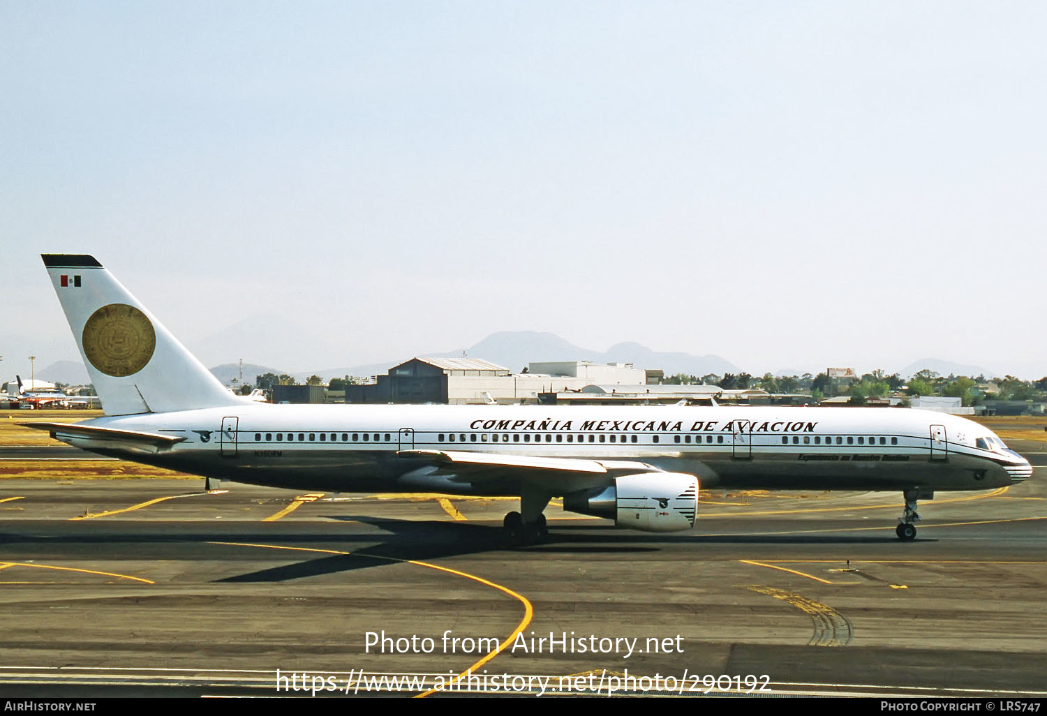 Aircraft Photo of N380RM | Boeing 757-2Q8 | Mexicana | Compañía Mexicana de Aviación | AirHistory.net #290192