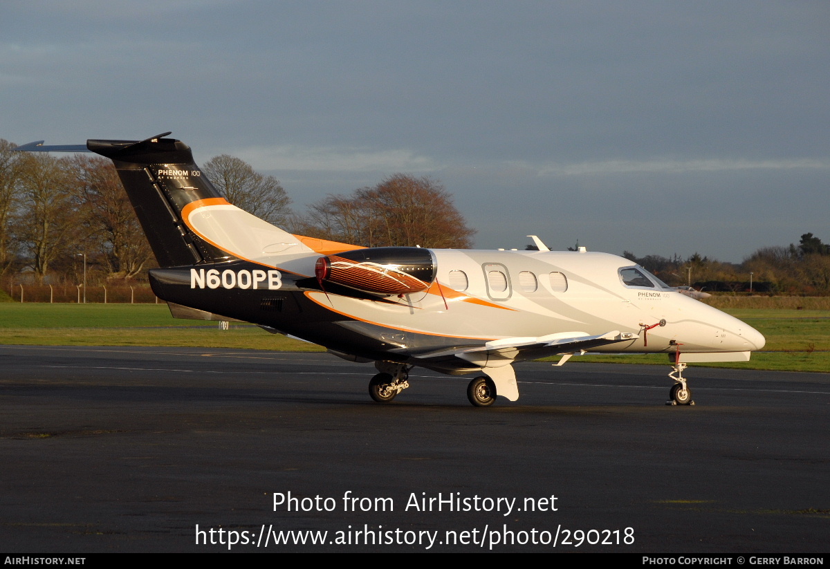 Aircraft Photo of N600PB | Embraer EMB-500 Phenom 100 | AirHistory.net #290218