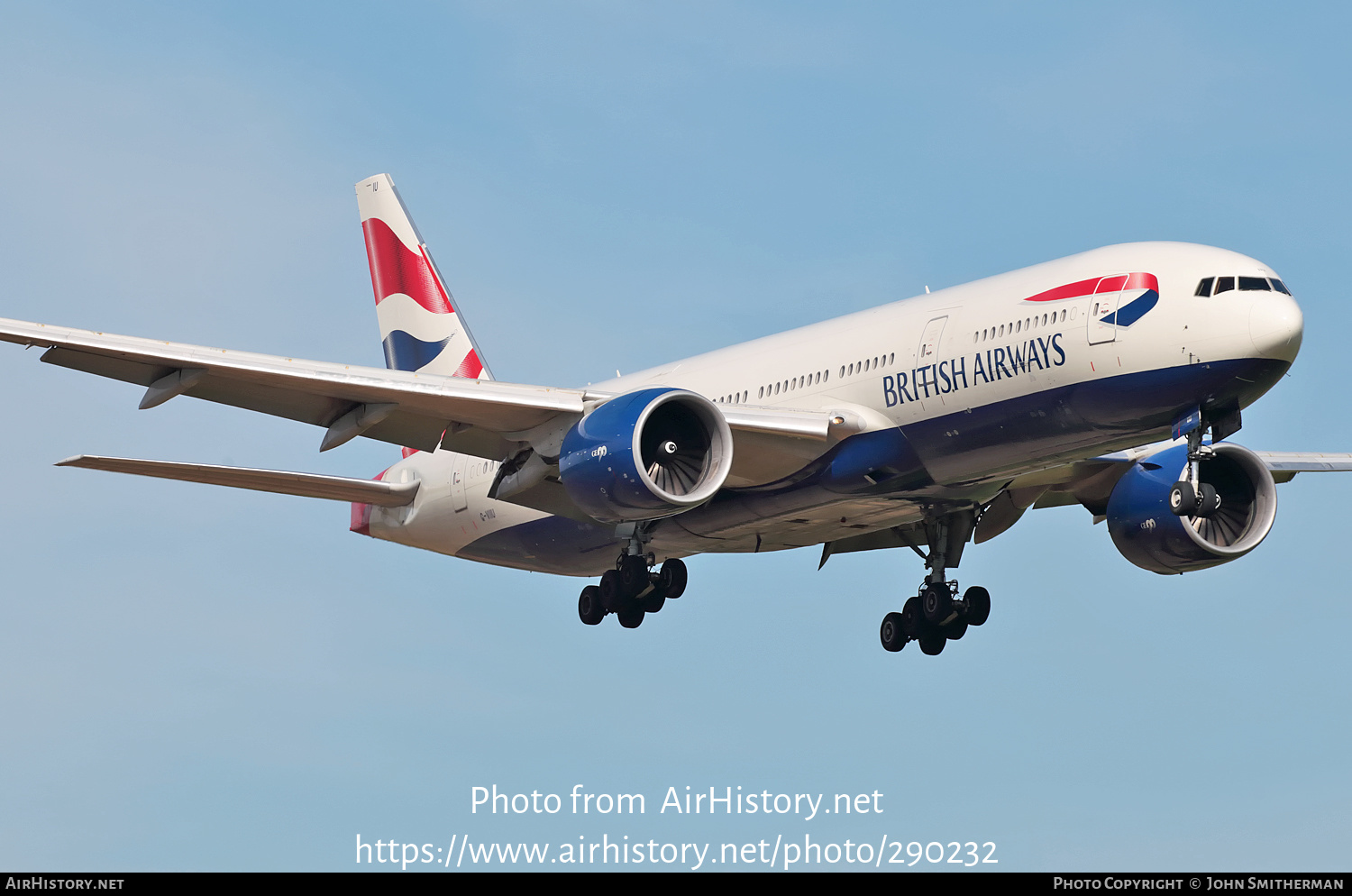 Aircraft Photo of G-VIIU | Boeing 777-236/ER | British Airways | AirHistory.net #290232