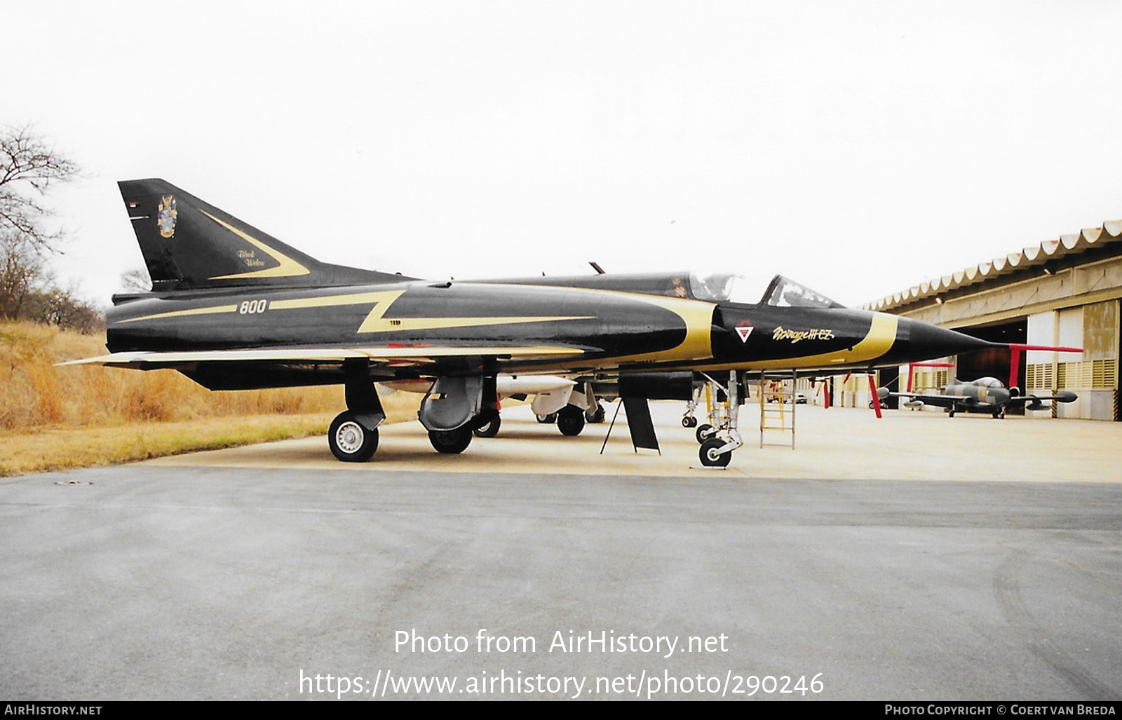 Aircraft Photo of 800 | Dassault Mirage IIICZ | South Africa - Air Force | AirHistory.net #290246