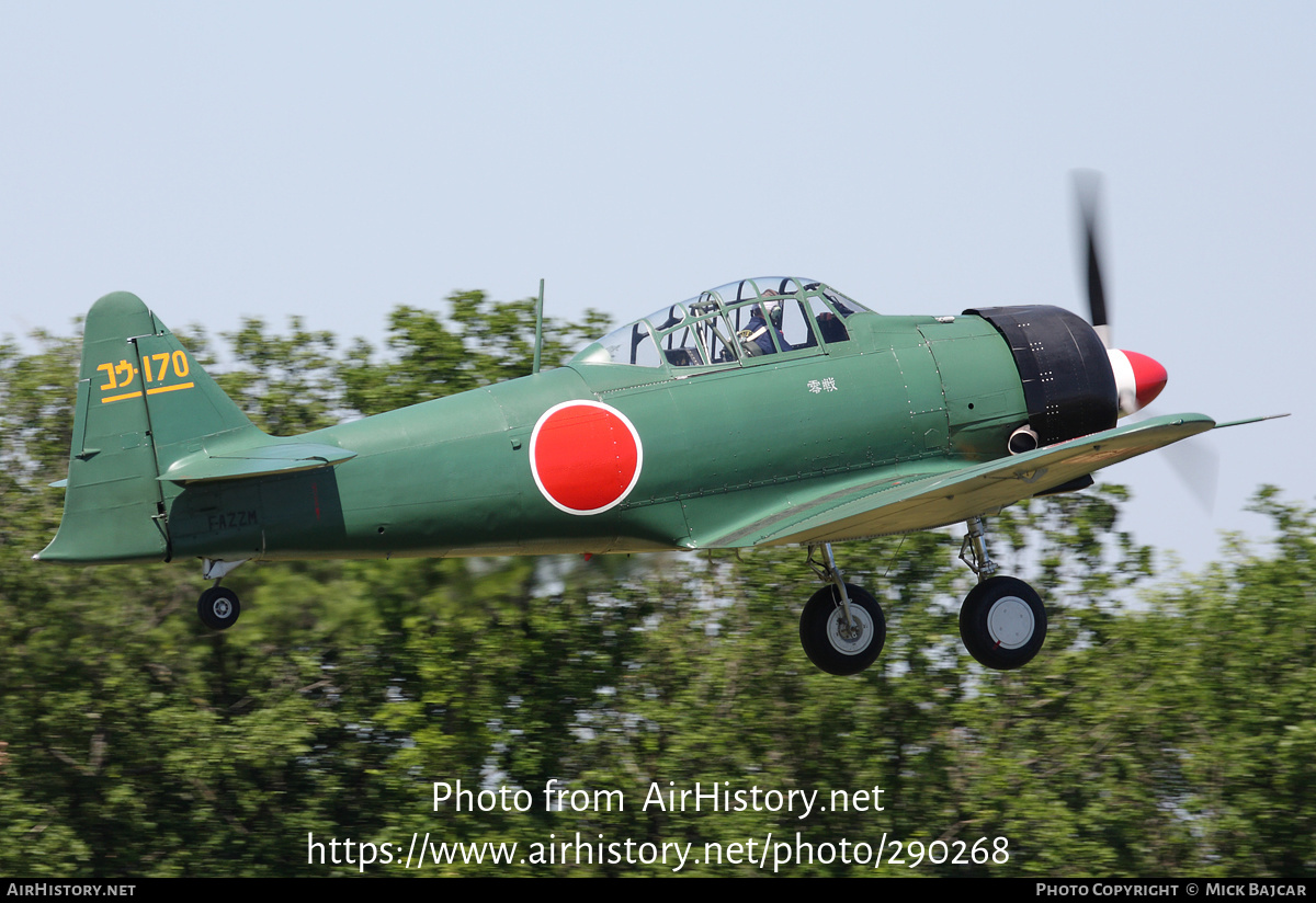 Aircraft Photo of F-AZZM / コウ-170 | North American T-6 / A6M Zero (mod) | Japan - Air Force | AirHistory.net #290268