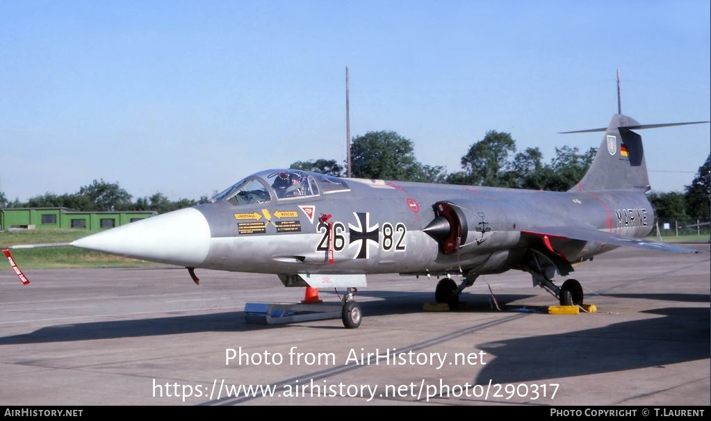 Aircraft Photo of 2682 | Lockheed F-104G Starfighter | Germany - Navy | AirHistory.net #290317