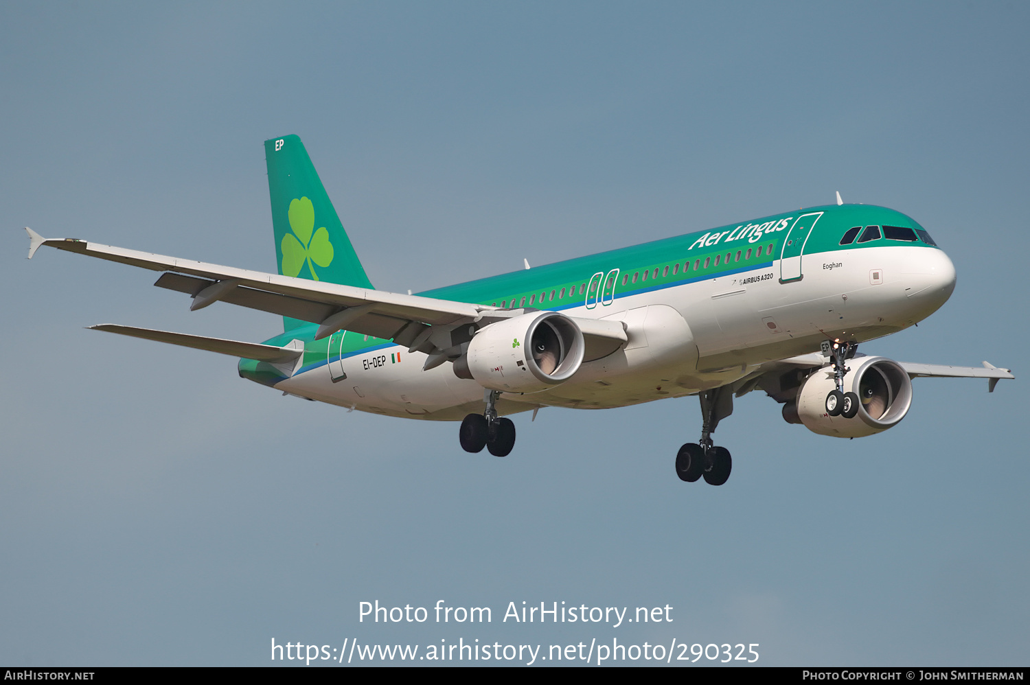 Aircraft Photo of EI-DEP | Airbus A320-214 | Aer Lingus | AirHistory.net #290325