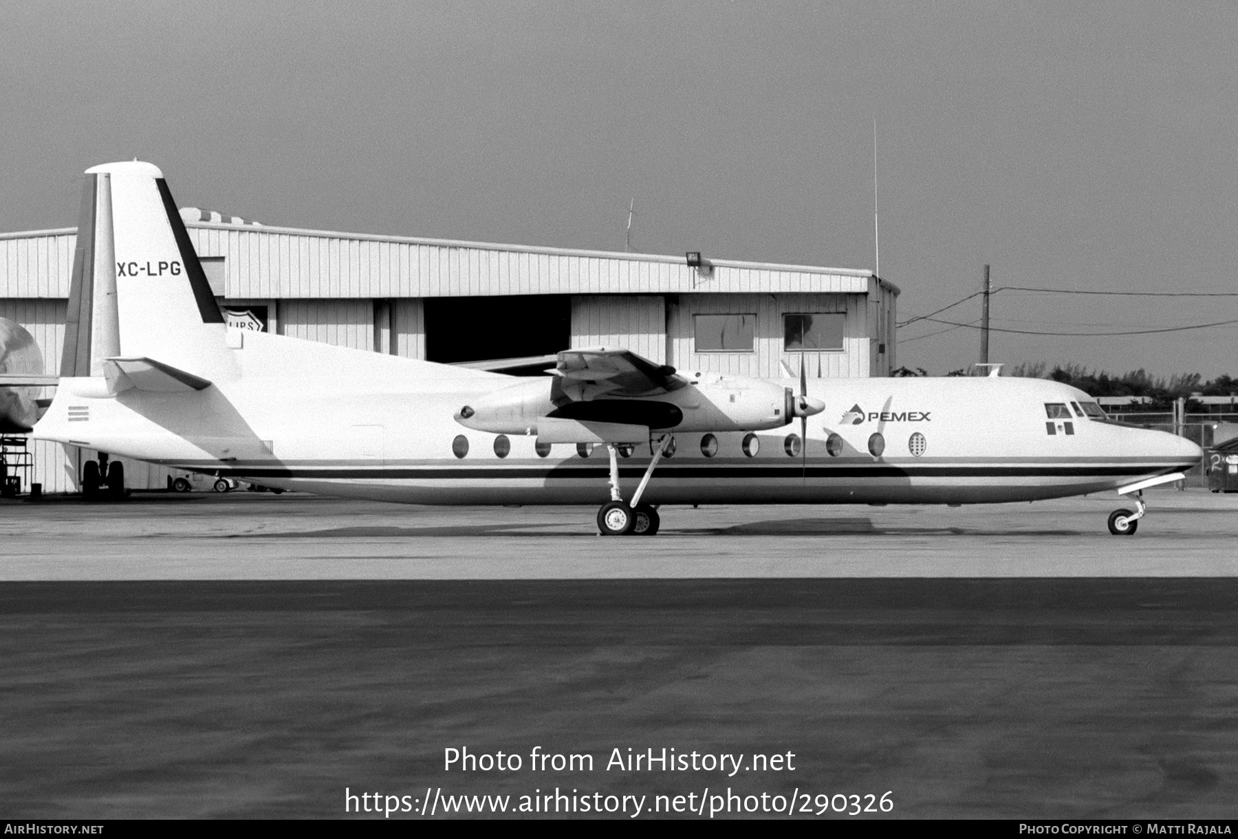 Aircraft Photo of XC-LPG | Fairchild Hiller FH-227B | PEMEX | AirHistory.net #290326