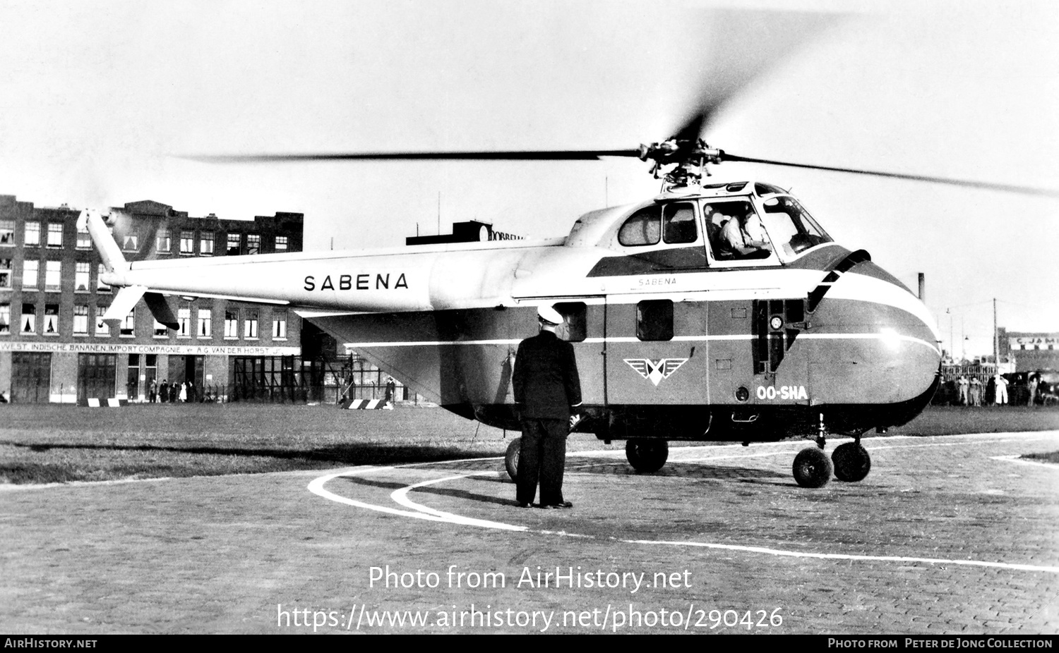 Aircraft Photo of OO-SHA | Sikorsky S-55 | Sabena | AirHistory.net #290426