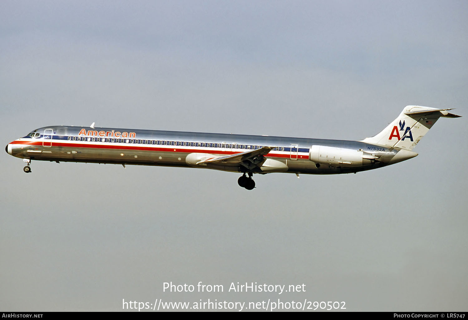 Aircraft Photo of N7532A | McDonnell Douglas MD-82 (DC-9-82) | American Airlines | AirHistory.net #290502