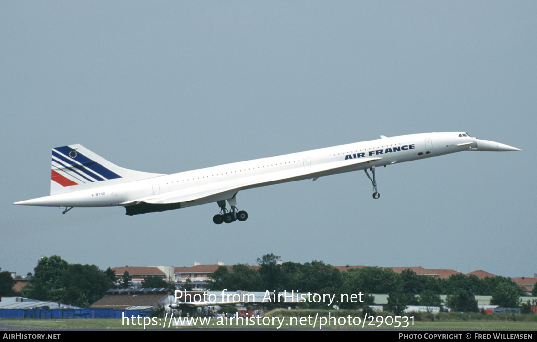 Aircraft Photo of F-BTSD | Aerospatiale-British Aerospace Concorde 101 | Air France | AirHistory.net #290531