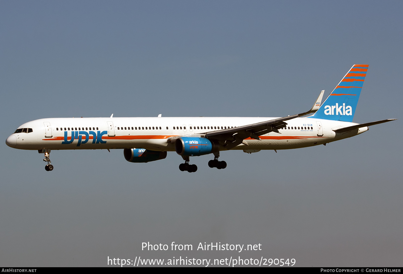 Aircraft Photo of 4X-BAW | Boeing 757-3E7 | Arkia Israeli Airlines | AirHistory.net #290549