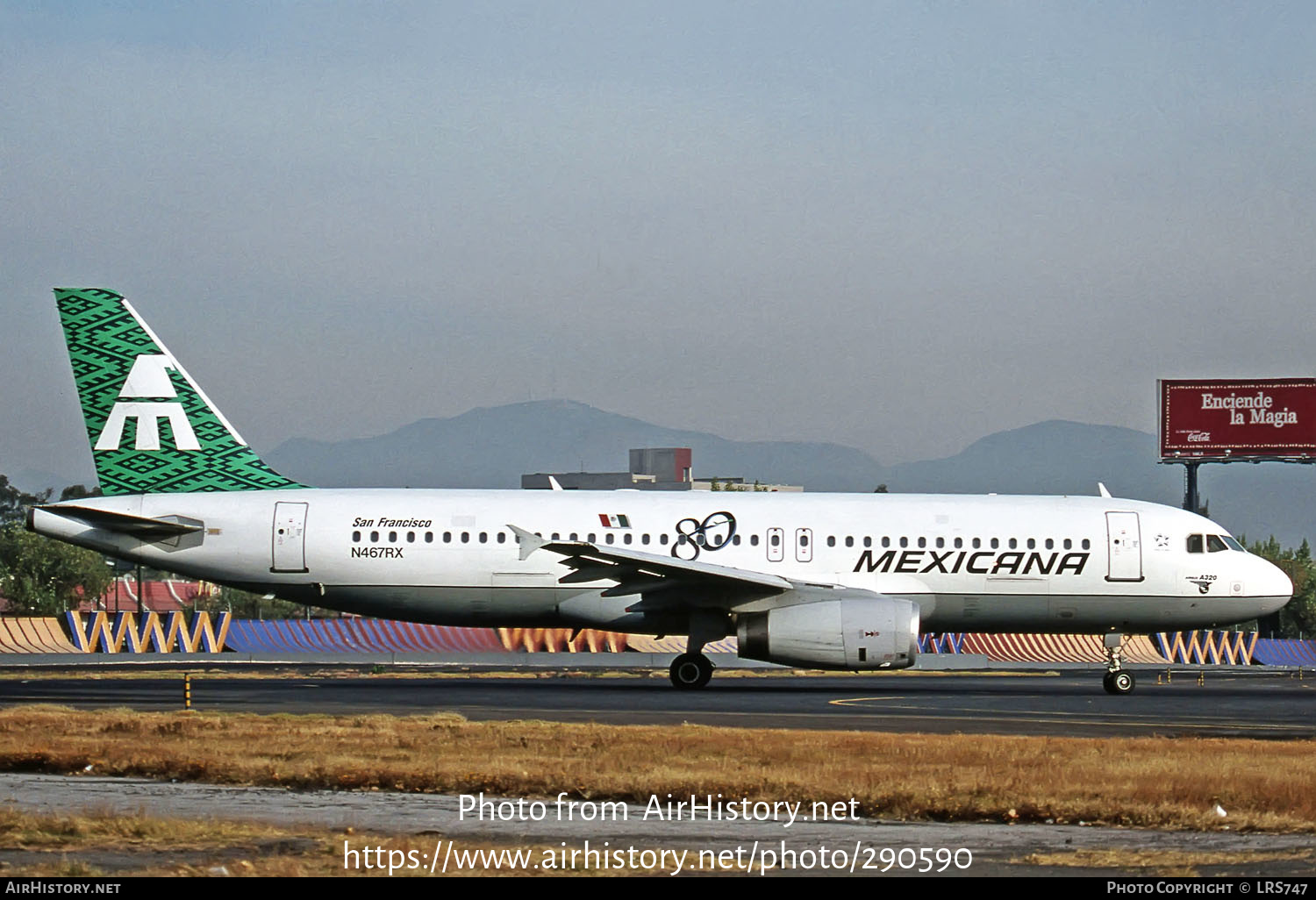 Aircraft Photo of N467RX | Airbus A320-231 | Mexicana | AirHistory.net #290590