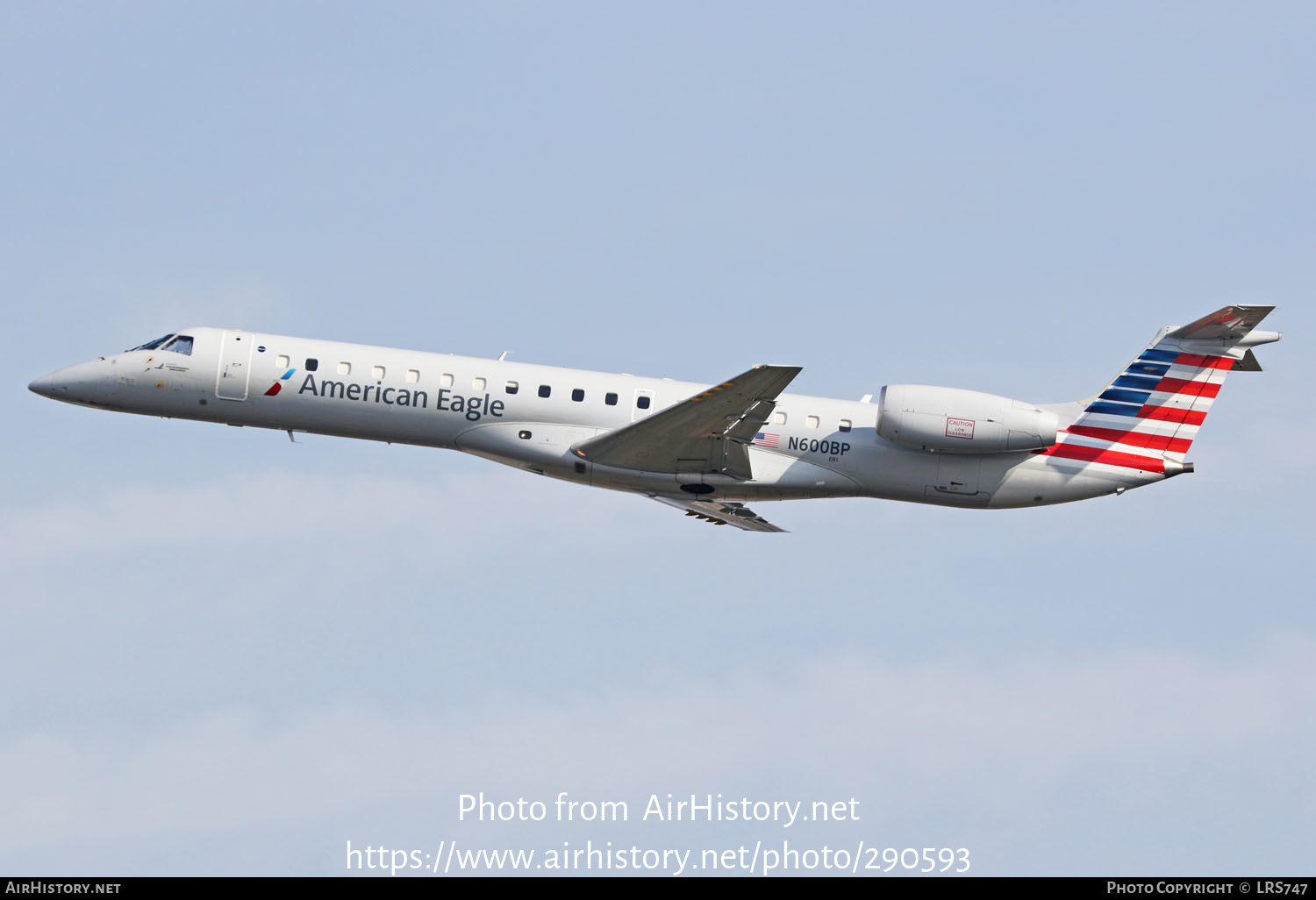 Aircraft Photo of N600BP | Embraer ERJ-145LR (EMB-145LR) | American Eagle | AirHistory.net #290593