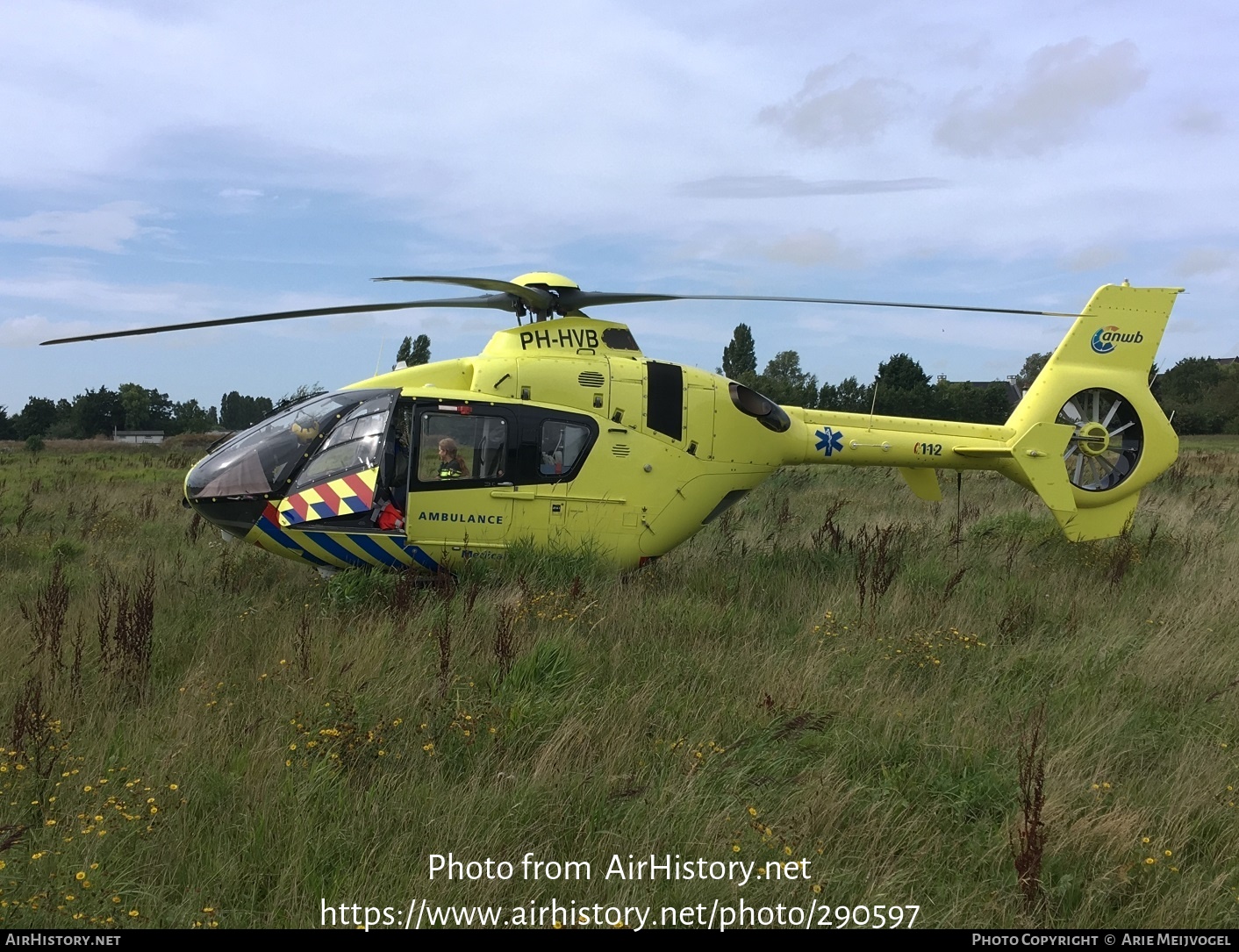 Aircraft Photo of PH-HVB | Eurocopter EC-135T-2+ | ANWB Medical Air Assistance | AirHistory.net #290597