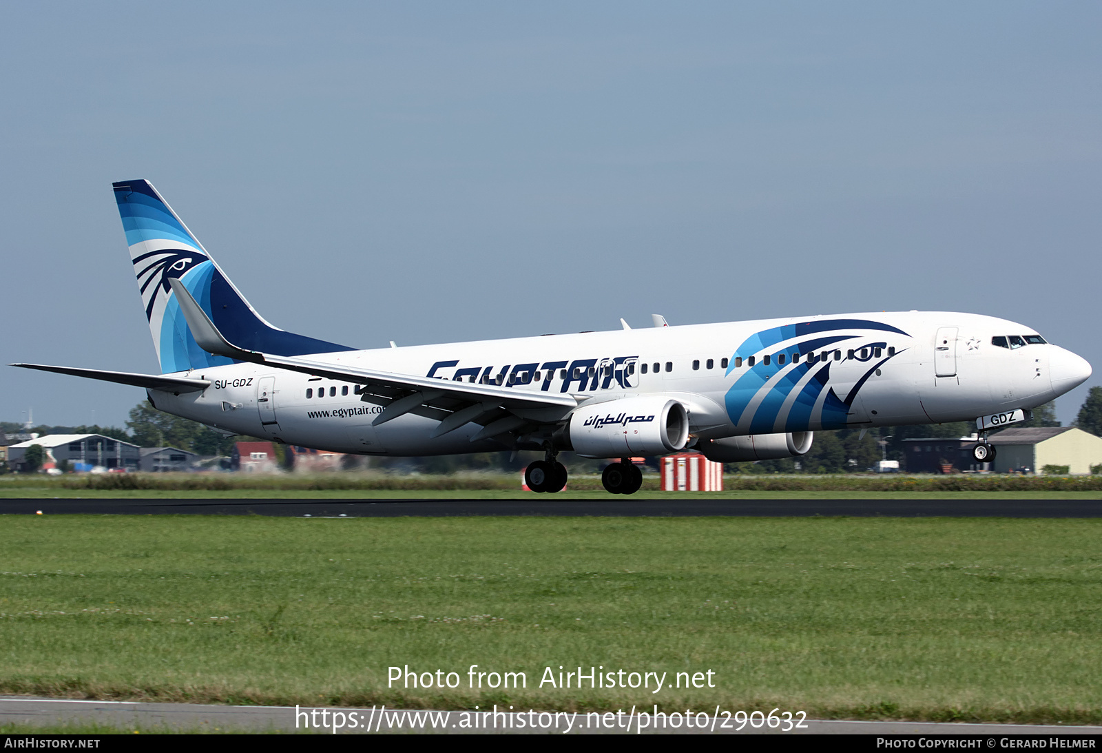 Aircraft Photo of SU-GDZ | Boeing 737-866 | EgyptAir | AirHistory.net #290632