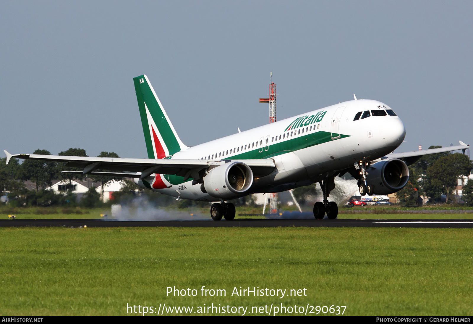 Aircraft Photo of I-BIKA | Airbus A320-214 | Alitalia | AirHistory.net #290637