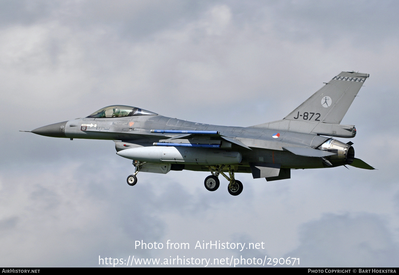 Aircraft Photo of J-872 | General Dynamics F-16AM Fighting Falcon ...