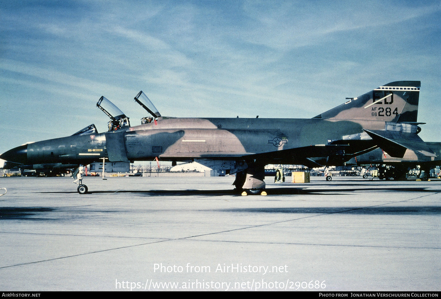 Aircraft Photo of 66-0284 / AF66-284 | McDonnell Douglas NF-4E Phantom II | USA - Air Force | AirHistory.net #290686