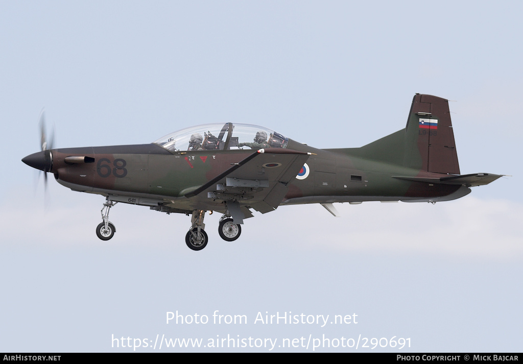 Aircraft Photo of L9-68 | Pilatus PC-9M Hudournik | Slovenia - Air Force | AirHistory.net #290691