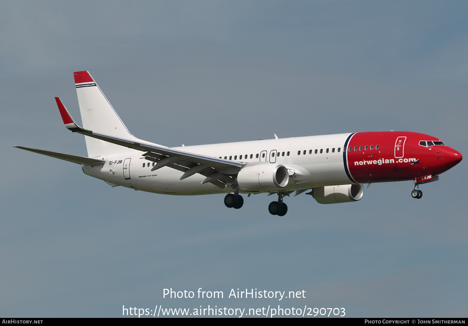 Aircraft Photo of EI-FJM | Boeing 737-8JP | Norwegian | AirHistory.net #290703