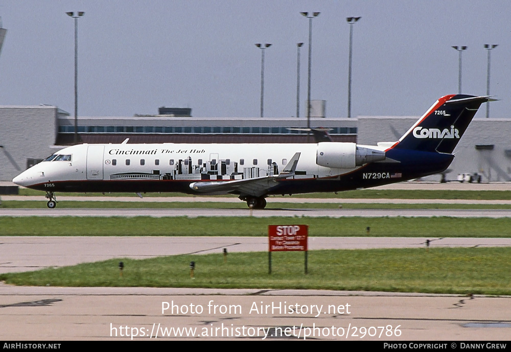 Aircraft Photo of N729CA | Bombardier CRJ-100ER (CL-600-2B19) | Comair | AirHistory.net #290786