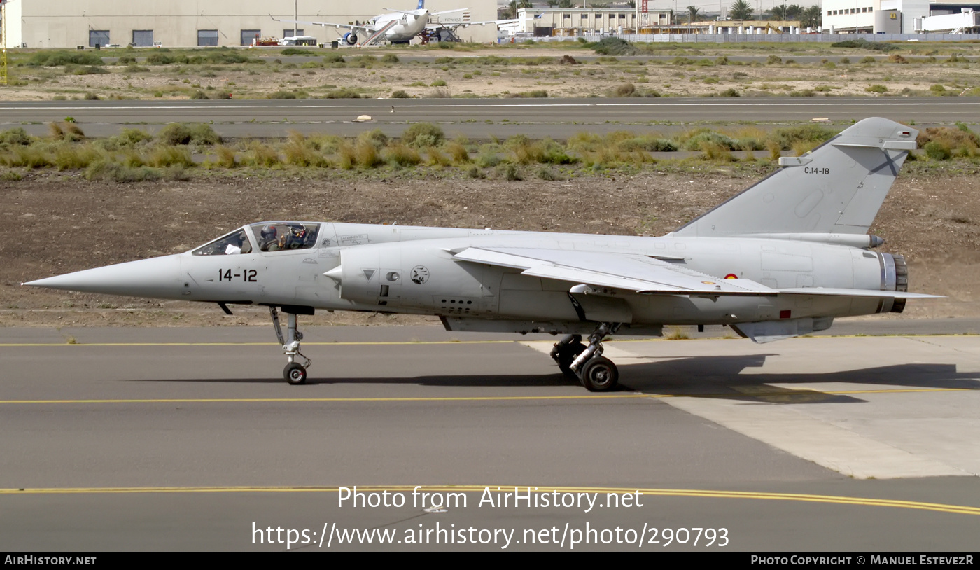 Aircraft Photo of C14-18 | Dassault Mirage F1M | Spain - Air Force | AirHistory.net #290793