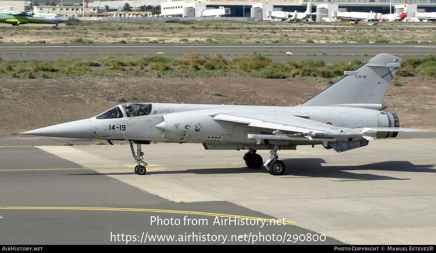 Aircraft Photo of C.14-37 | Dassault Mirage F1M | Spain - Air Force | AirHistory.net #290800