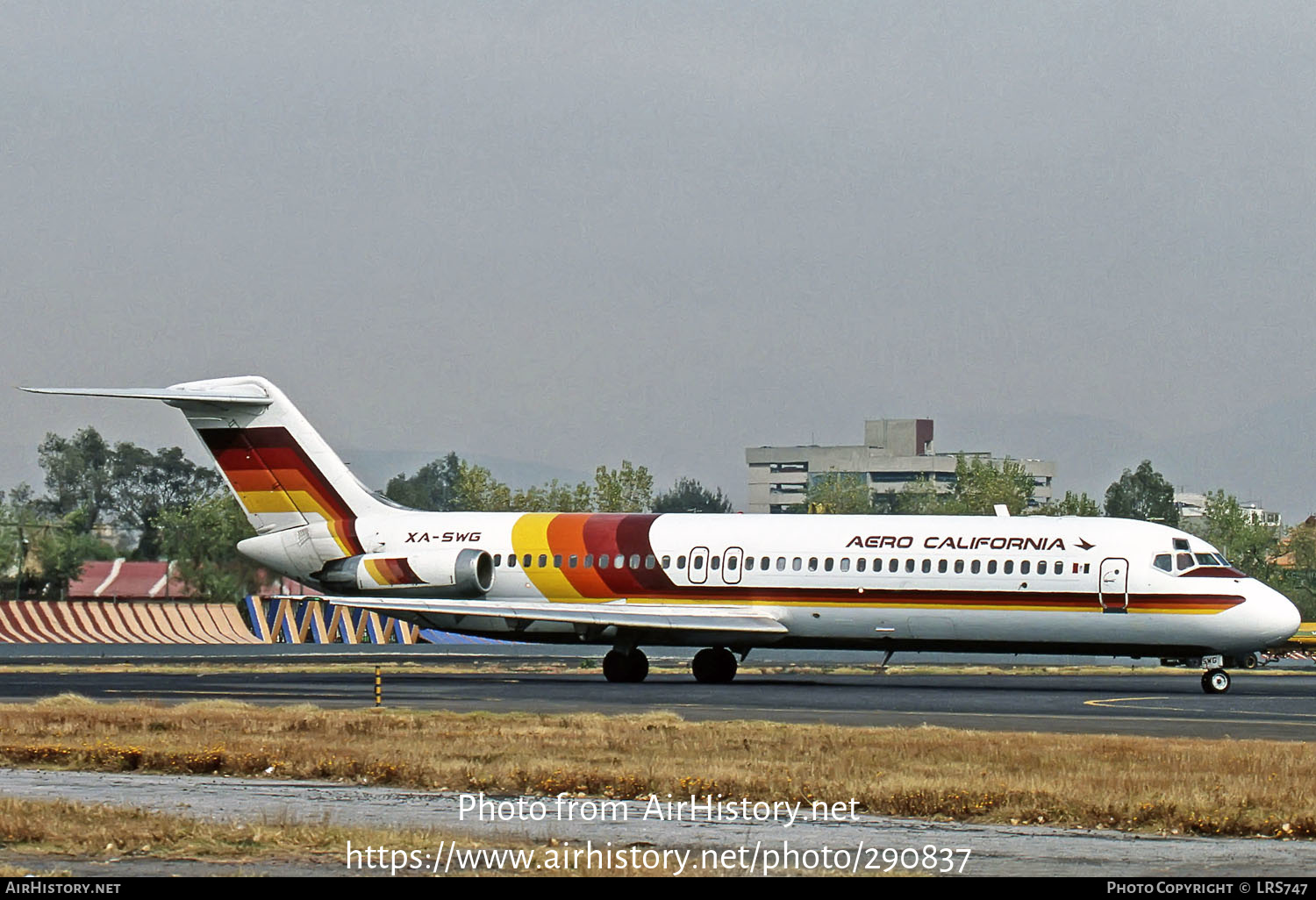 Aircraft Photo of XA-SWG | McDonnell Douglas DC-9-32 | Aero California | AirHistory.net #290837