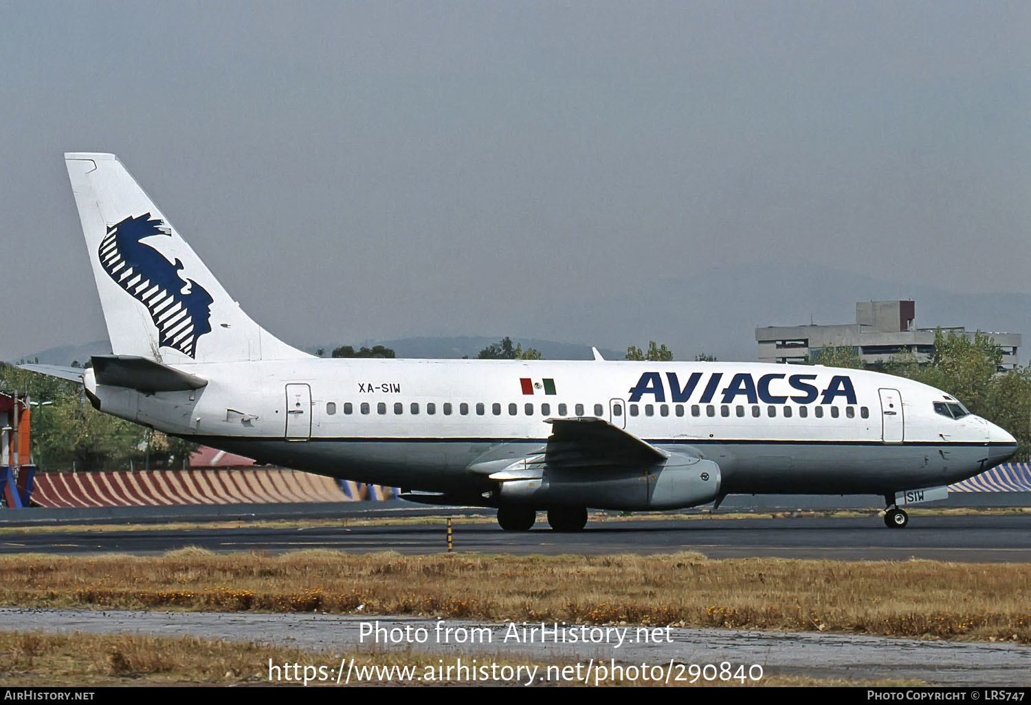 Aircraft Photo of XA-SIW | Boeing 737-2T4/Adv | Aviacsa - Aviación de Chiapas | AirHistory.net #290840