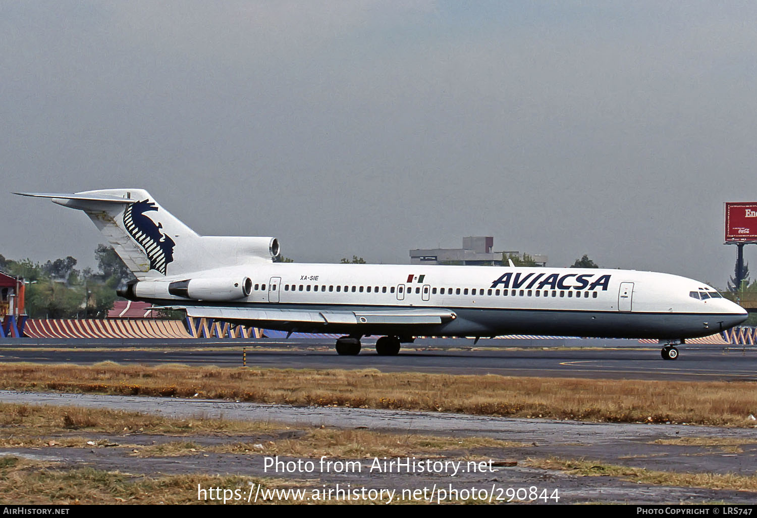 Aircraft Photo of XA-SIE | Boeing 727-276/Adv | Aviacsa - Aviación de Chiapas | AirHistory.net #290844