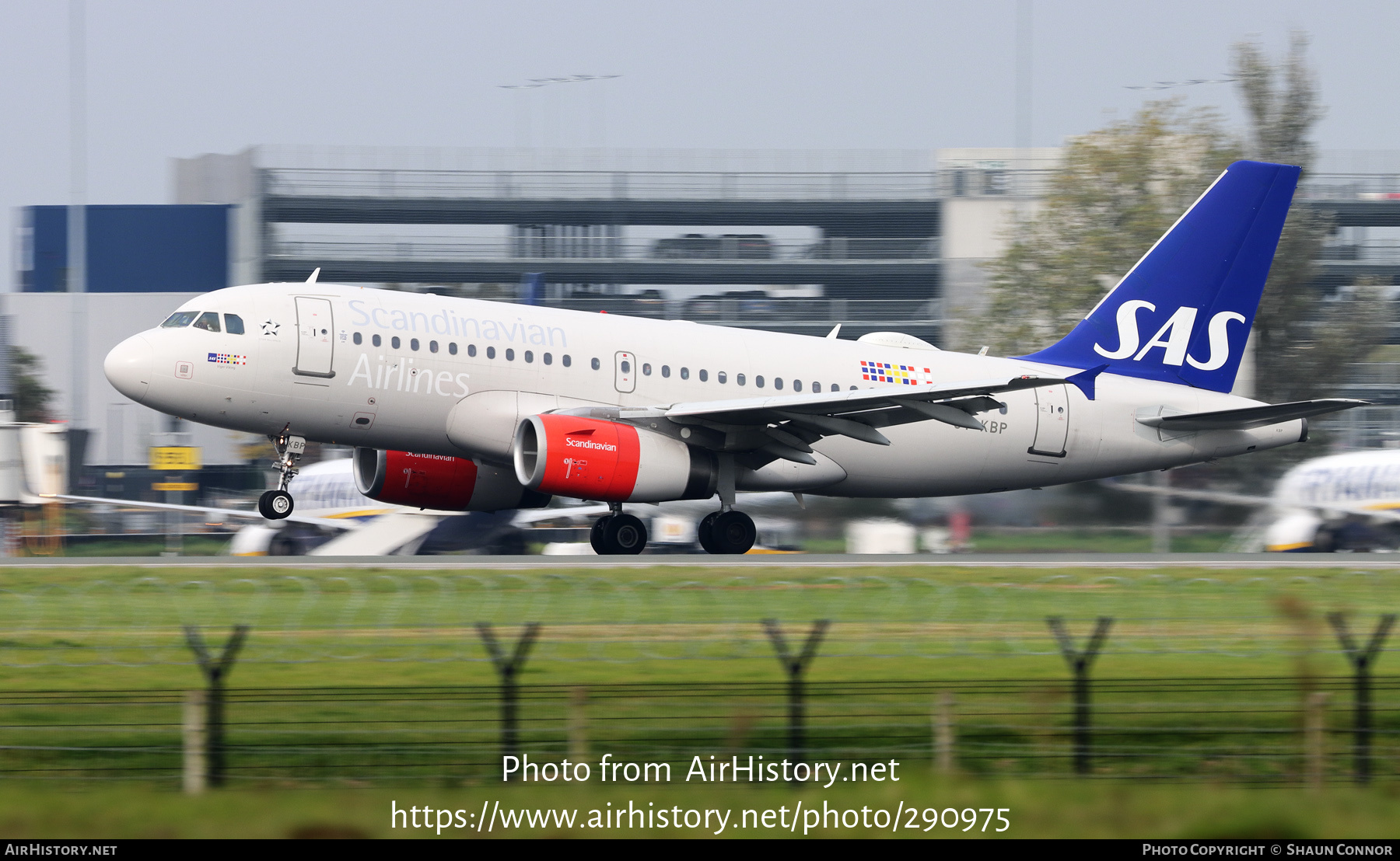 Aircraft Photo of OY-KBP | Airbus A319-132 | Scandinavian Airlines - SAS | AirHistory.net #290975