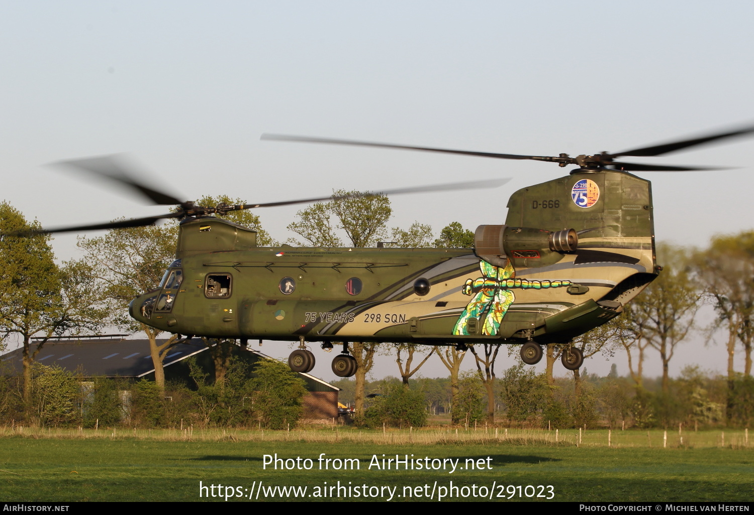 Aircraft Photo of D-666 | Boeing CH-47D Chinook (414) | Netherlands - Air Force | AirHistory.net #291023