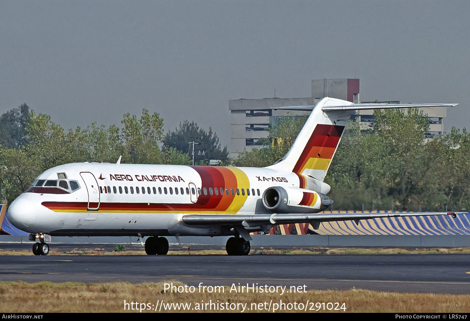 Aircraft Photo of XA-AGS | Douglas DC-9-15 | Aero California | AirHistory.net #291024