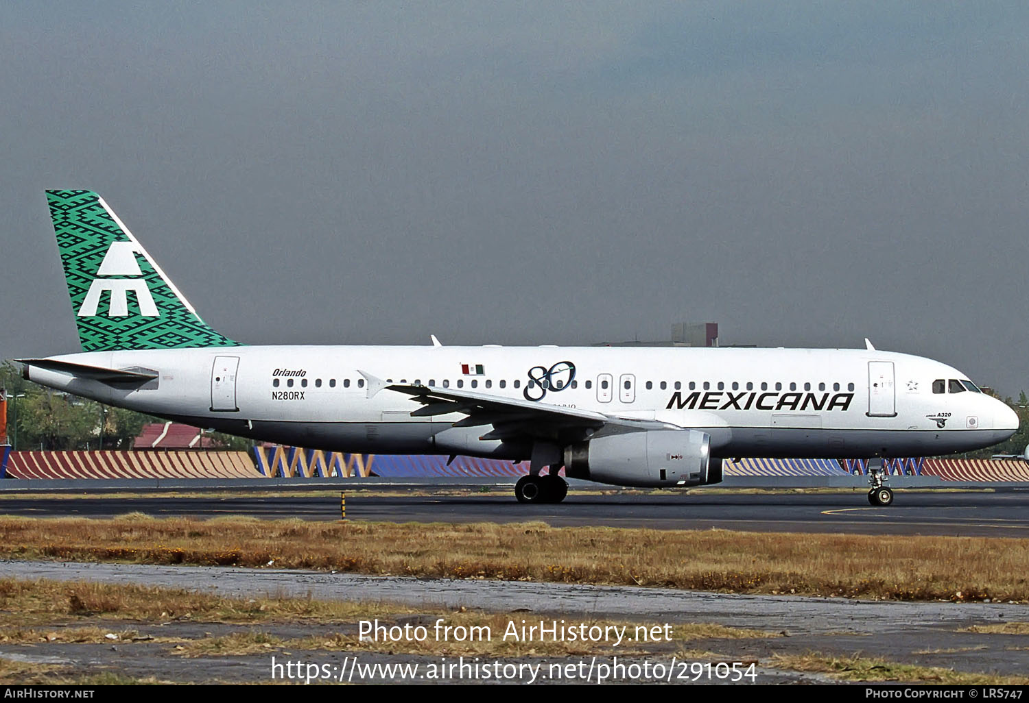 Aircraft Photo of N280RX | Airbus A320-231 | Mexicana | AirHistory.net #291054