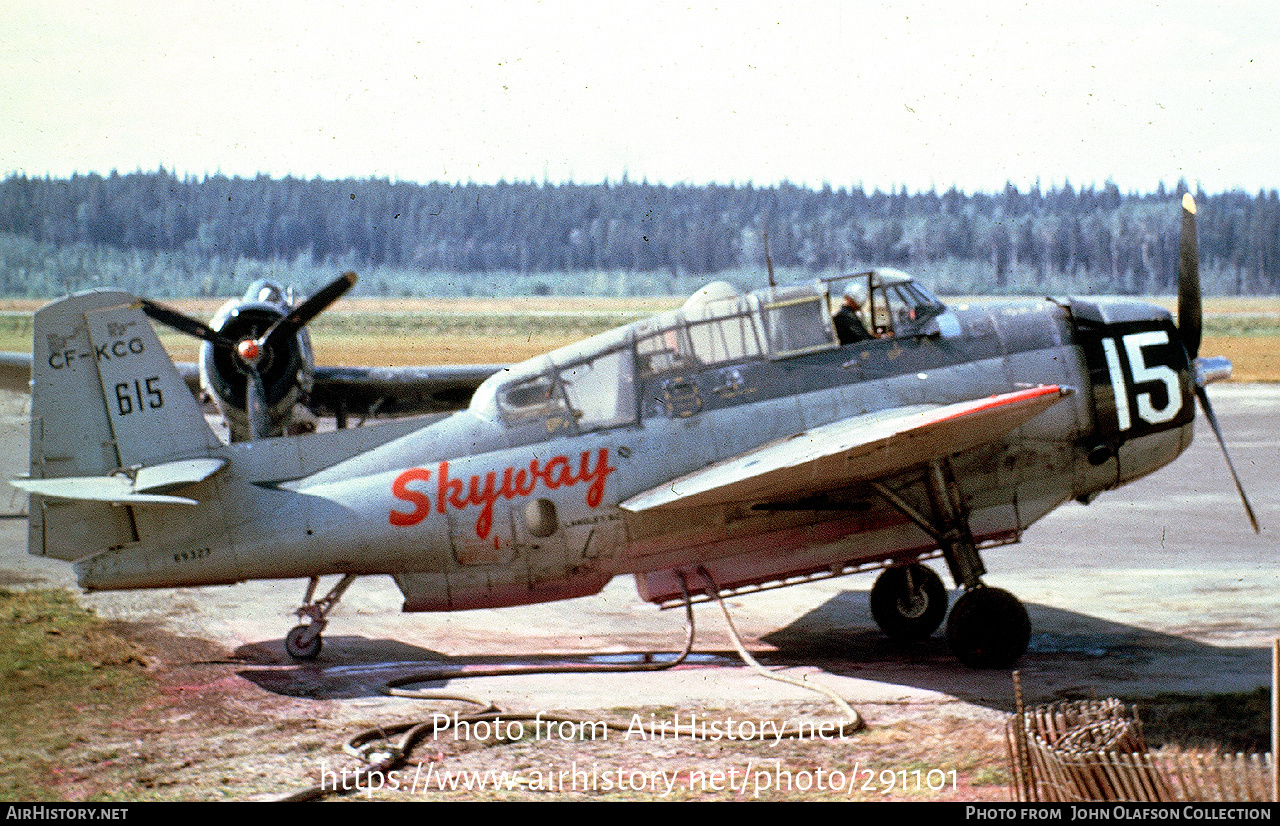 Aircraft Photo of CF-KCG | General Motors TBM-3/AT Avenger | Skyway Air Service | AirHistory.net #291101