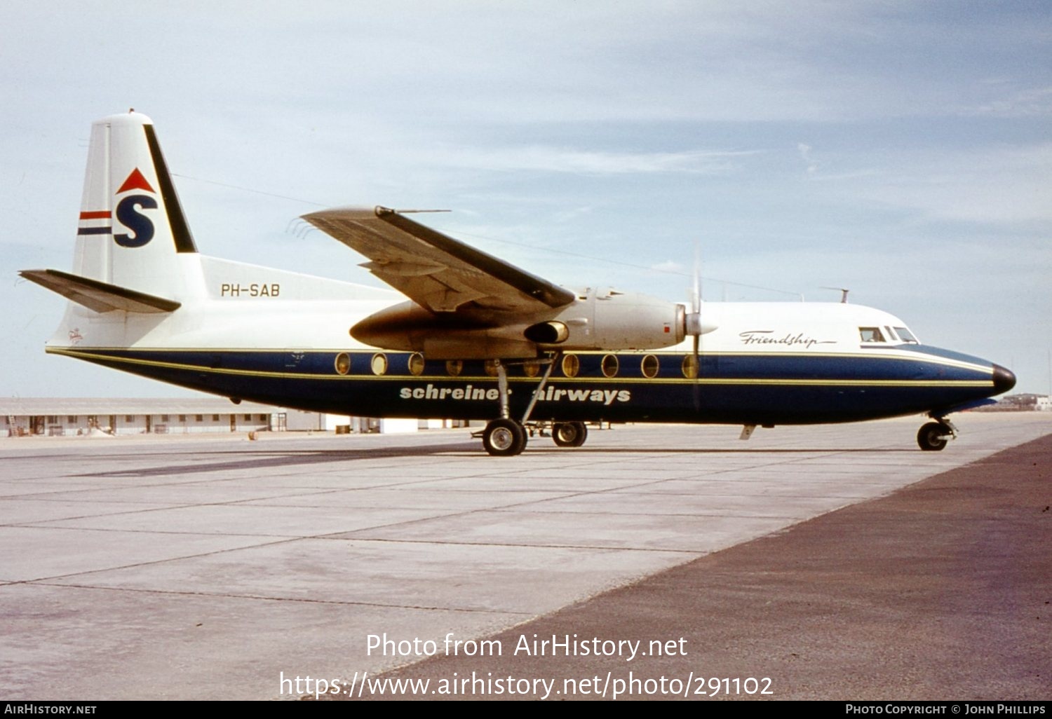 Aircraft Photo of PH-SAB | Fokker F27-200 Friendship | Schreiner Airways | AirHistory.net #291102