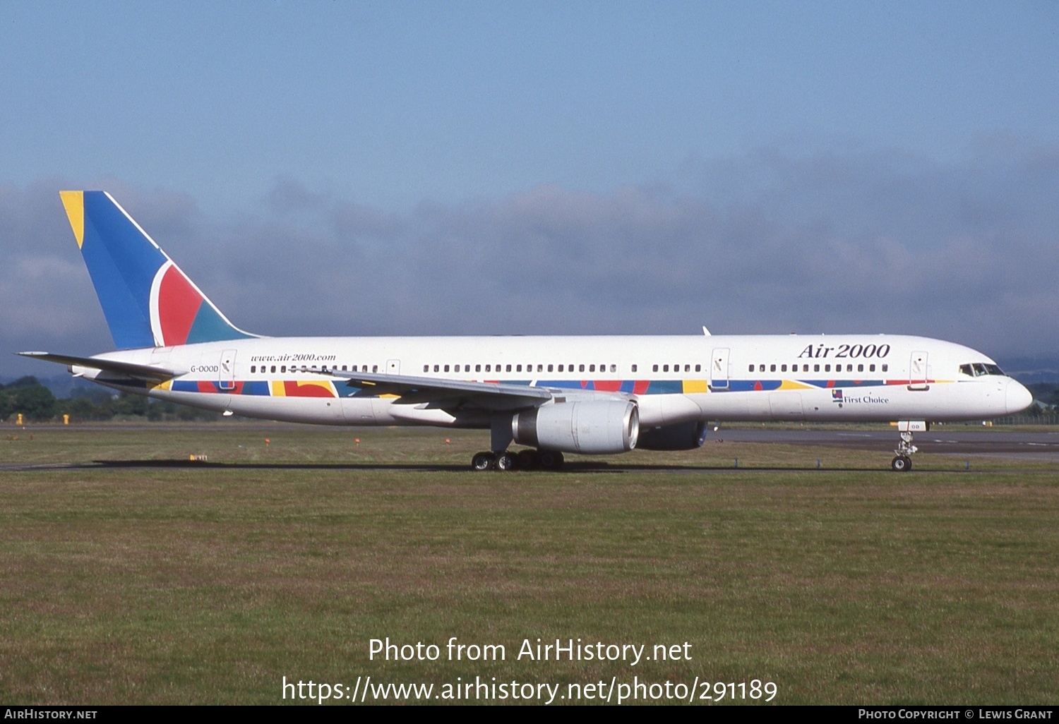 Aircraft Photo of G-OOOD | Boeing 757-28A | Air 2000 | AirHistory.net #291189