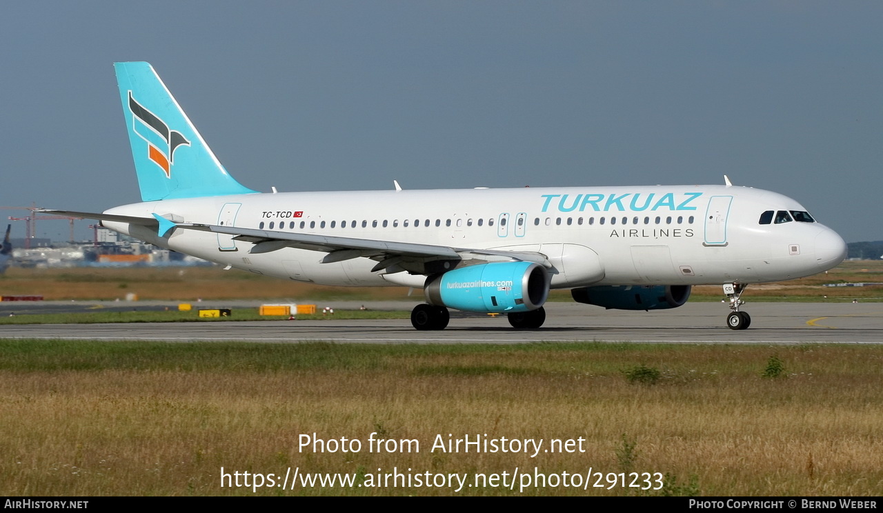 Aircraft Photo of TC-TCD | Airbus A320-232 | Turkuaz Airlines | AirHistory.net #291233