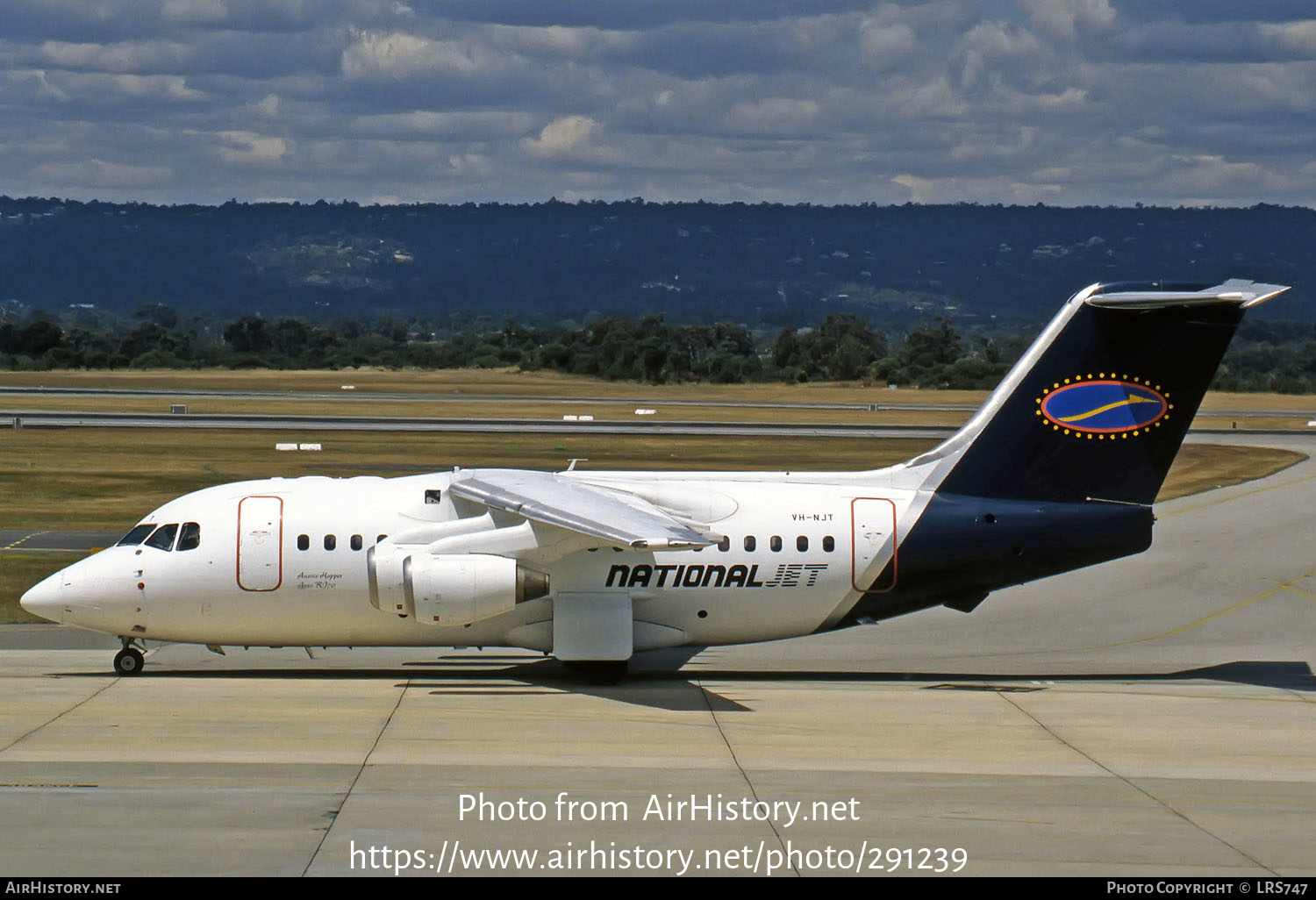 Aircraft Photo of VH-NJT | British Aerospace Avro 146-RJ70 | National Jet Systems | AirHistory.net #291239