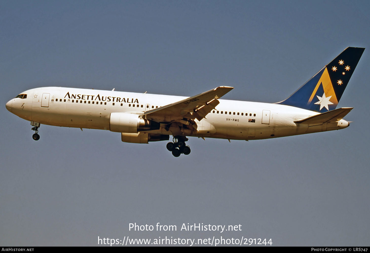 Aircraft Photo of VH-RMG | Boeing 767-277 | Ansett Australia | AirHistory.net #291244