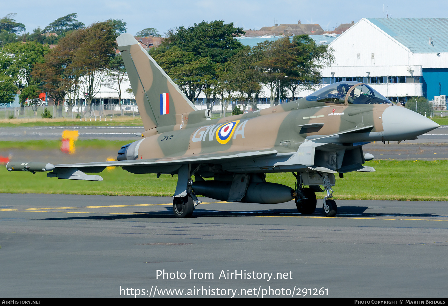 Aircraft Photo of ZK349 | Eurofighter EF-2000 Typhoon FGR4 | UK - Air Force | AirHistory.net #291261