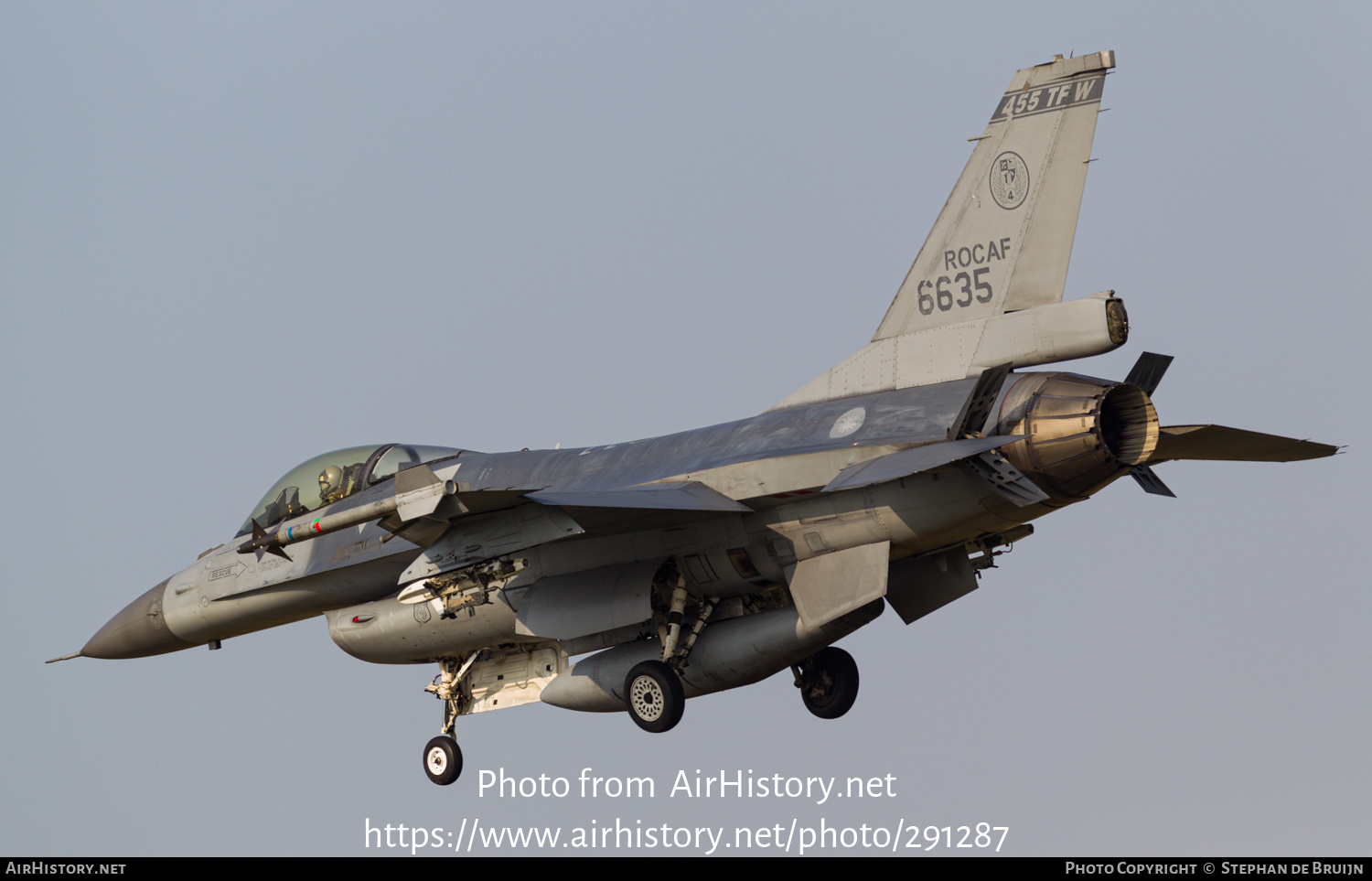 Aircraft Photo of 6635 | Lockheed Martin F-16A Fighting Falcon | Taiwan - Air Force | AirHistory.net #291287