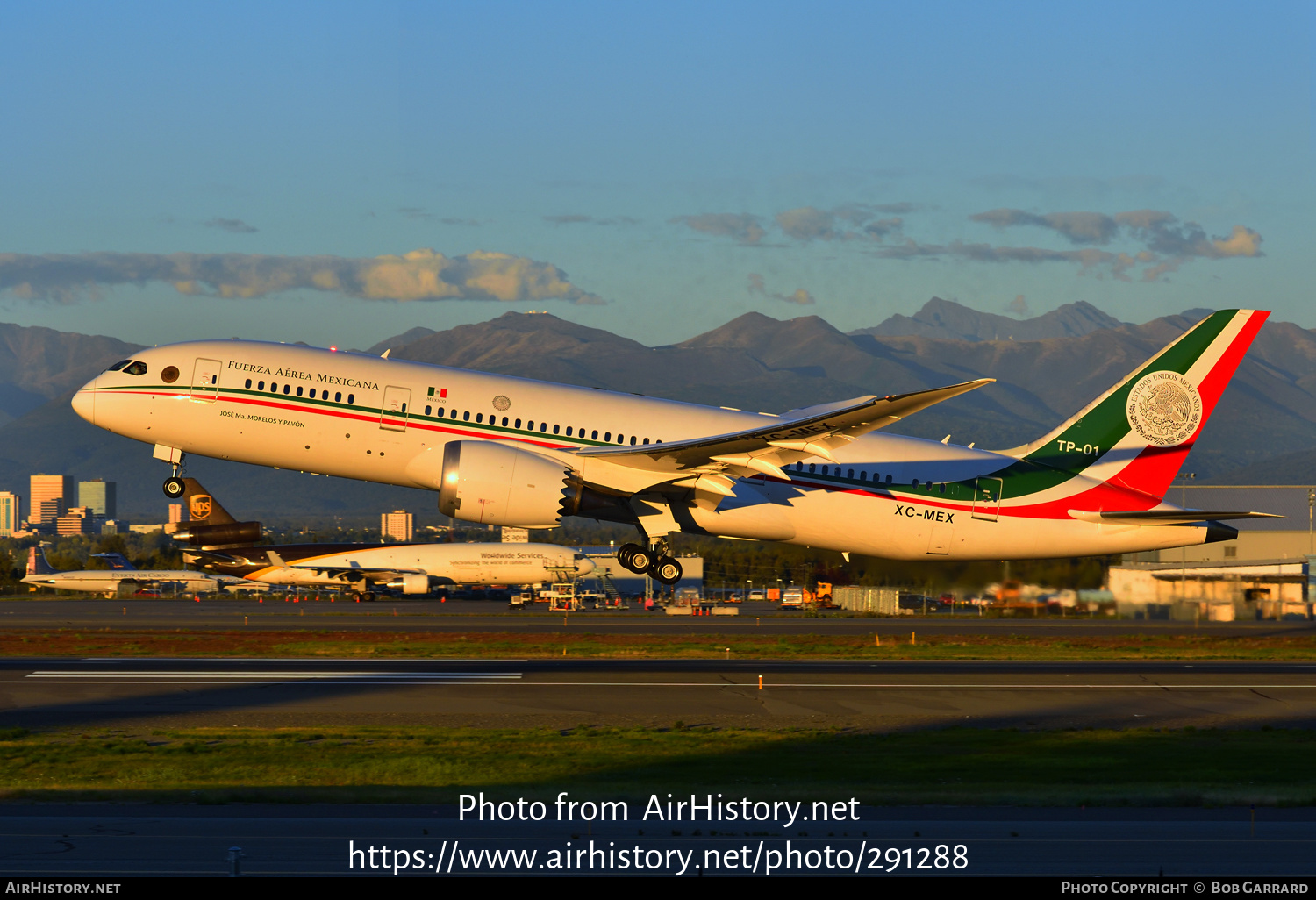 Aircraft Photo of TP-01 / XC-MEX | Boeing 787-8 BBJ | Mexico - Air Force | AirHistory.net #291288