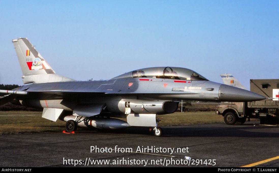 Aircraft Photo of FB-15 | General Dynamics F-16B Fighting Falcon | Belgium - Air Force | AirHistory.net #291425