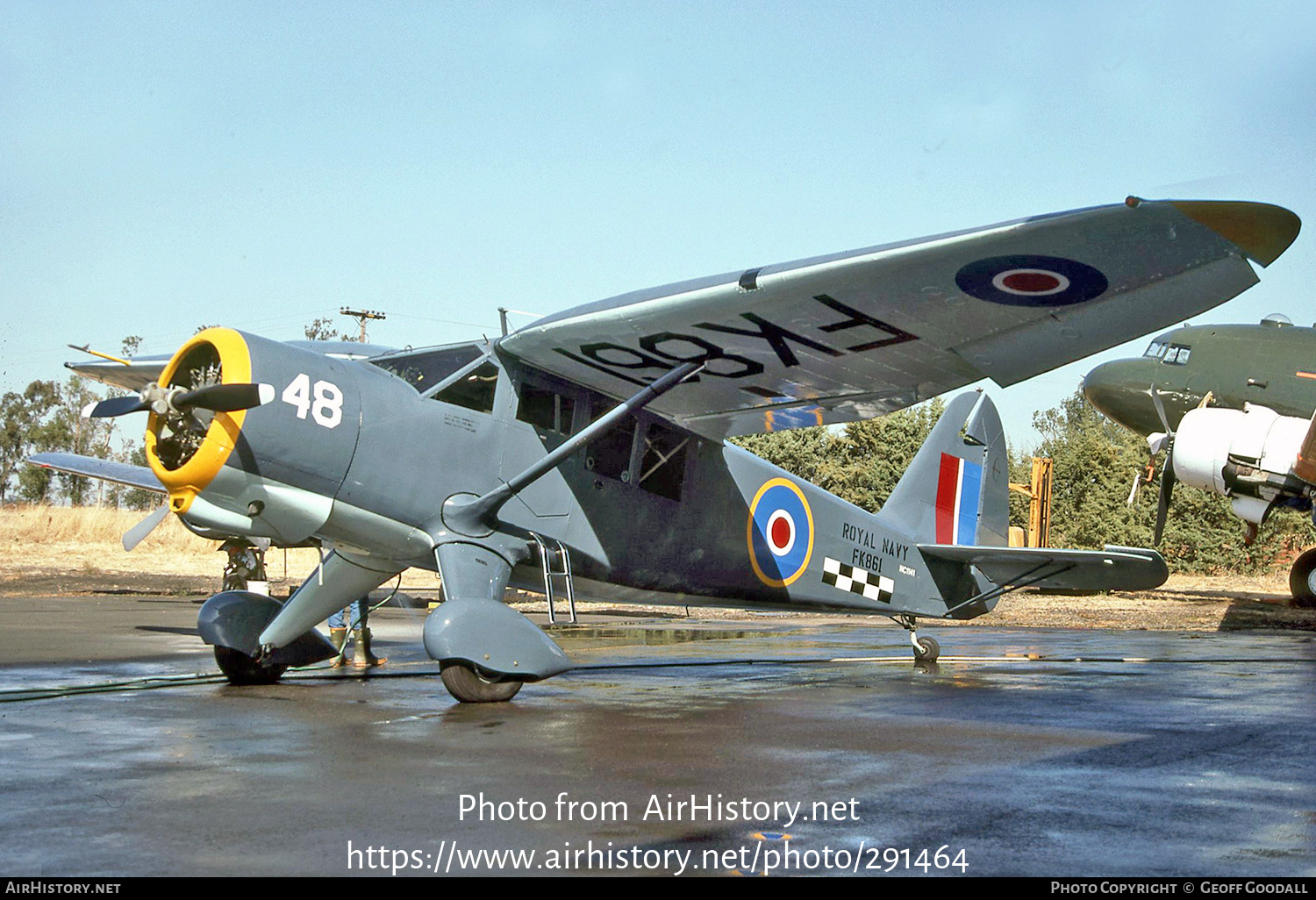 Aircraft Photo of N1141 / NC1141 / FK861 | Stinson AT-19 Reliant Mk1 (V-77) | UK - Navy | AirHistory.net #291464