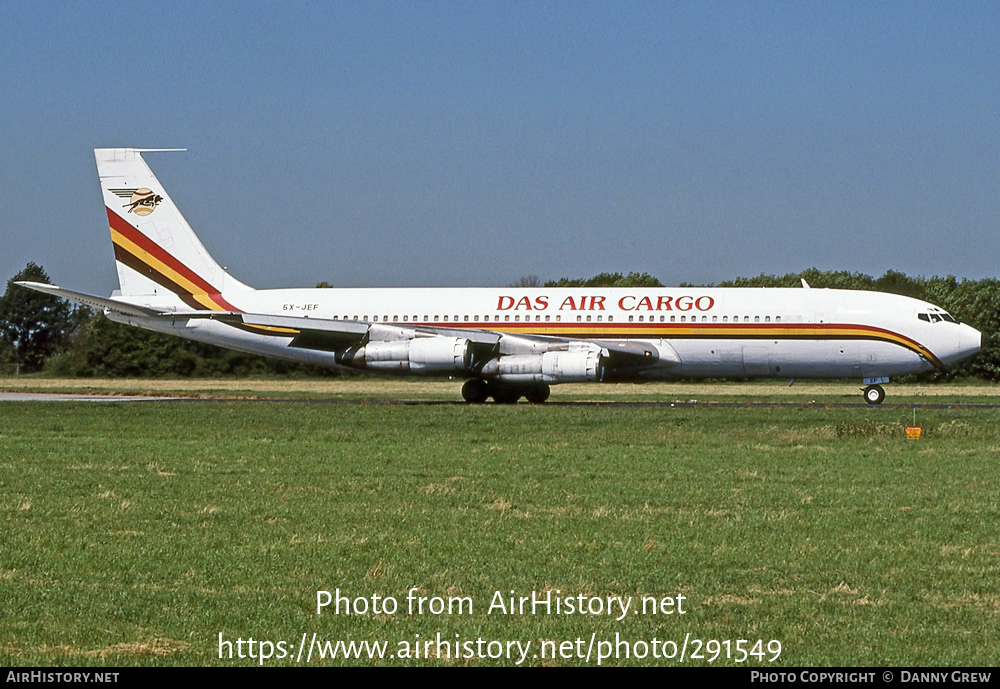 Aircraft Photo of 5X-JEF | Boeing 707-379C | DAS Air Cargo - Dairo Air Services | AirHistory.net #291549