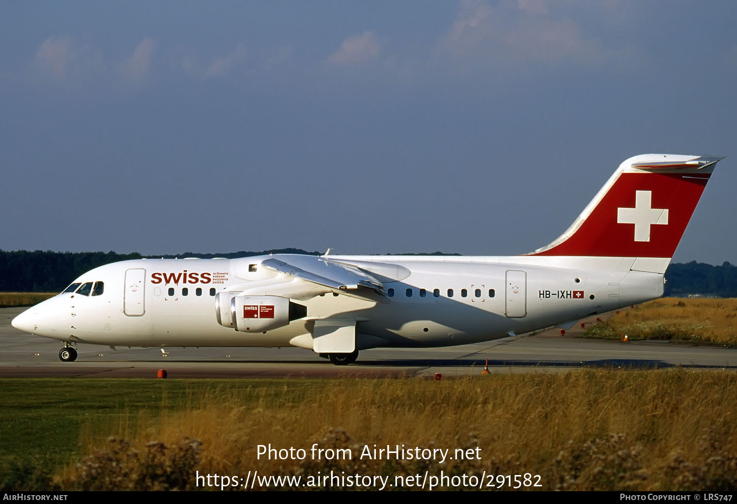 Aircraft Photo of HB-IXH | British Aerospace Avro 146-RJ85 | Swiss International Air Lines | AirHistory.net #291582