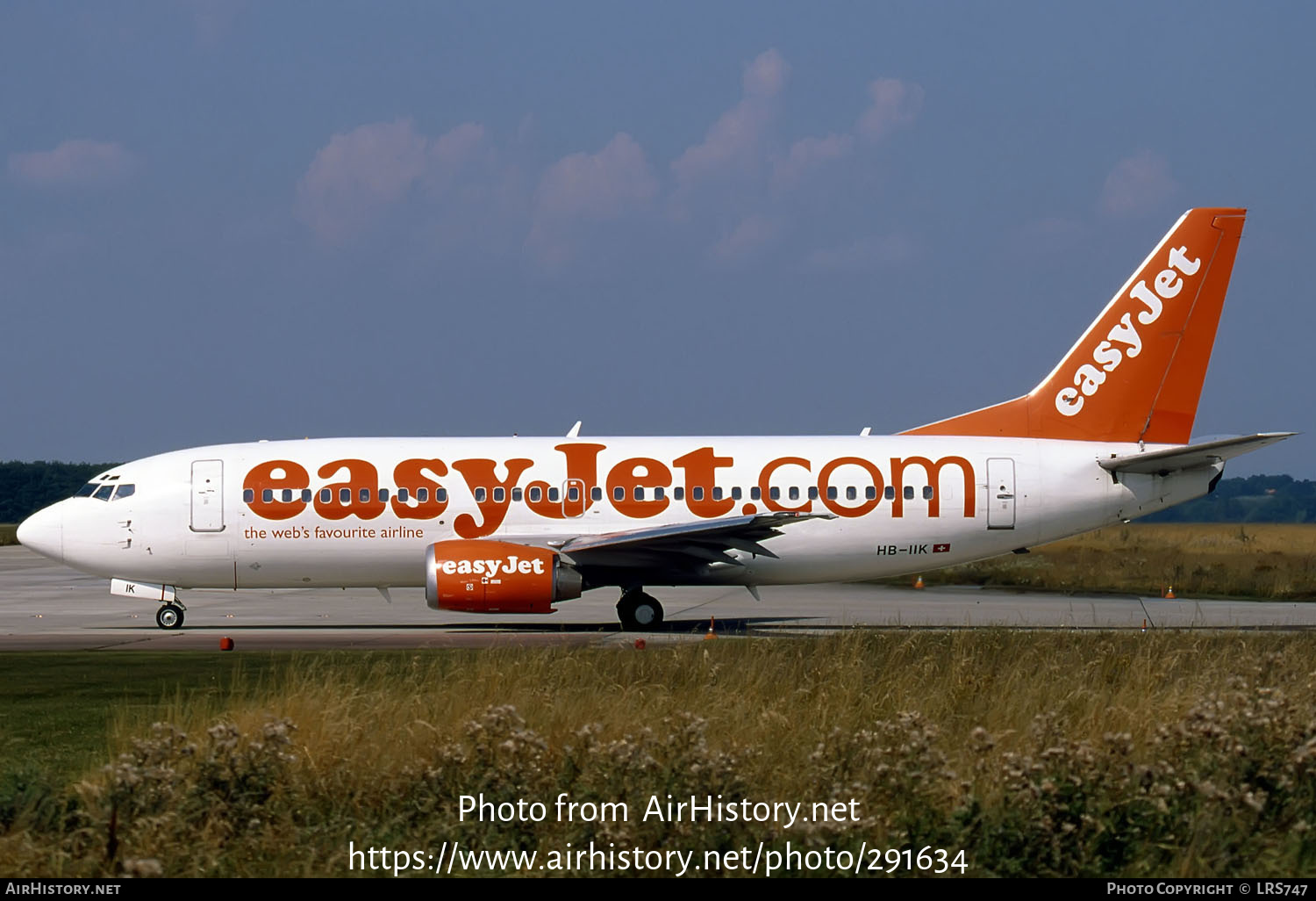 Aircraft Photo of HB-IIK | Boeing 737-33V | EasyJet | AirHistory.net #291634