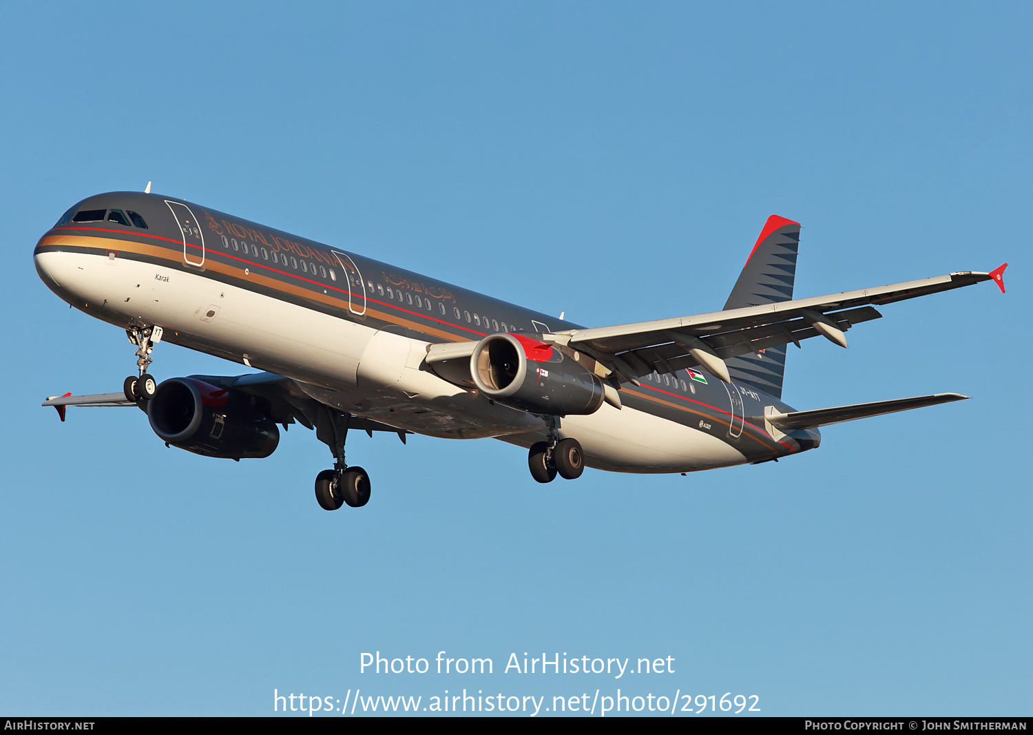 Aircraft Photo of JY-AYT | Airbus A321-231 | Royal Jordanian Airlines | AirHistory.net #291692