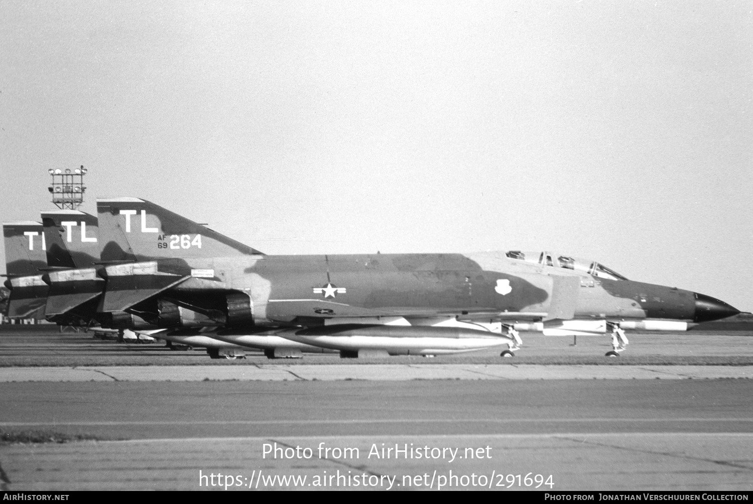 Aircraft Photo of 69-0264 / AF69-264 | McDonnell Douglas F-4E Phantom II | USA - Air Force | AirHistory.net #291694