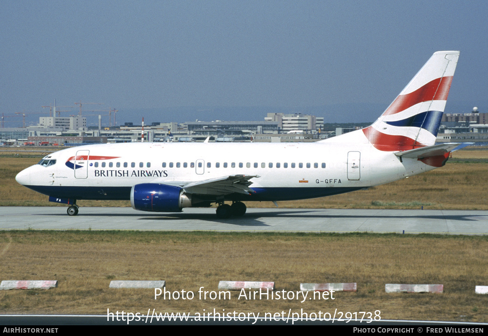 Aircraft Photo of G-GFFA | Boeing 737-59D | British Airways | AirHistory.net #291738